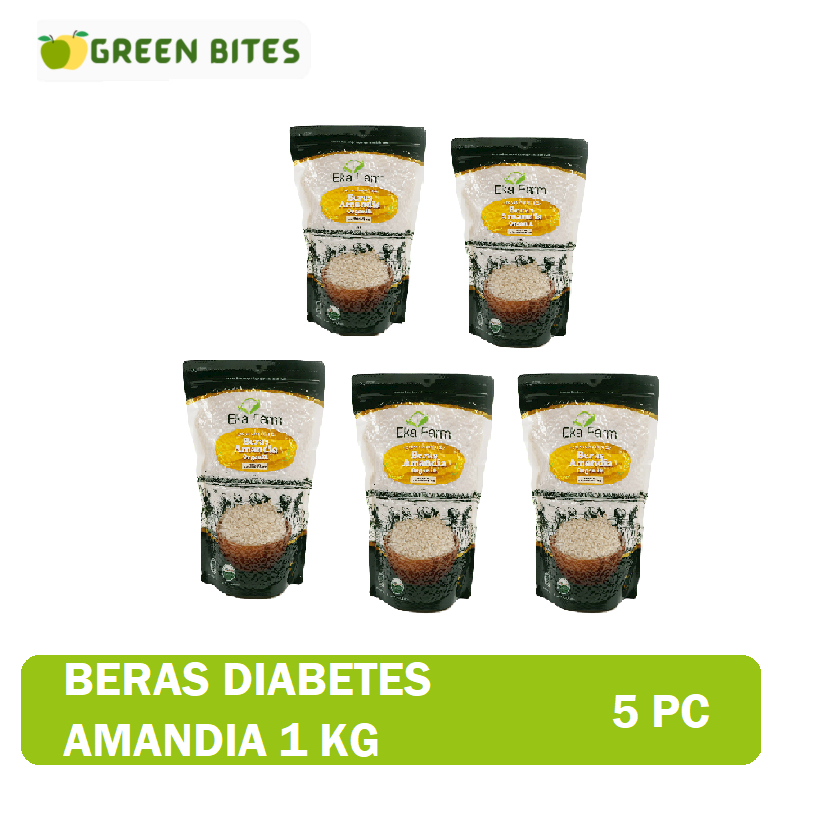 

Beras Diabetes - Amandia (Aman Diabetes) Eka farm Organik 5 kg