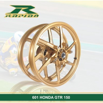 VELG BINTANG VELG RACING PNP SUPRA GTR DEPAN BELAKANG SET RAPIDO SND PNP SUPRA GTR 160 x 160 - 17 OR