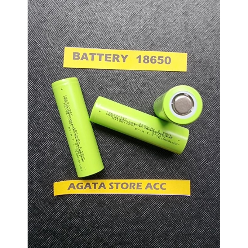 Baterai Battery 18650 For PowerBank / Kipas Portable / Speaker / Senter