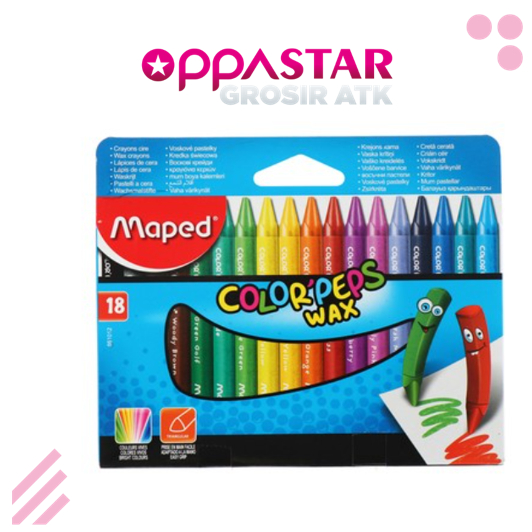 

Crayon Maped Color peps Wax 18 861012 - Crayon