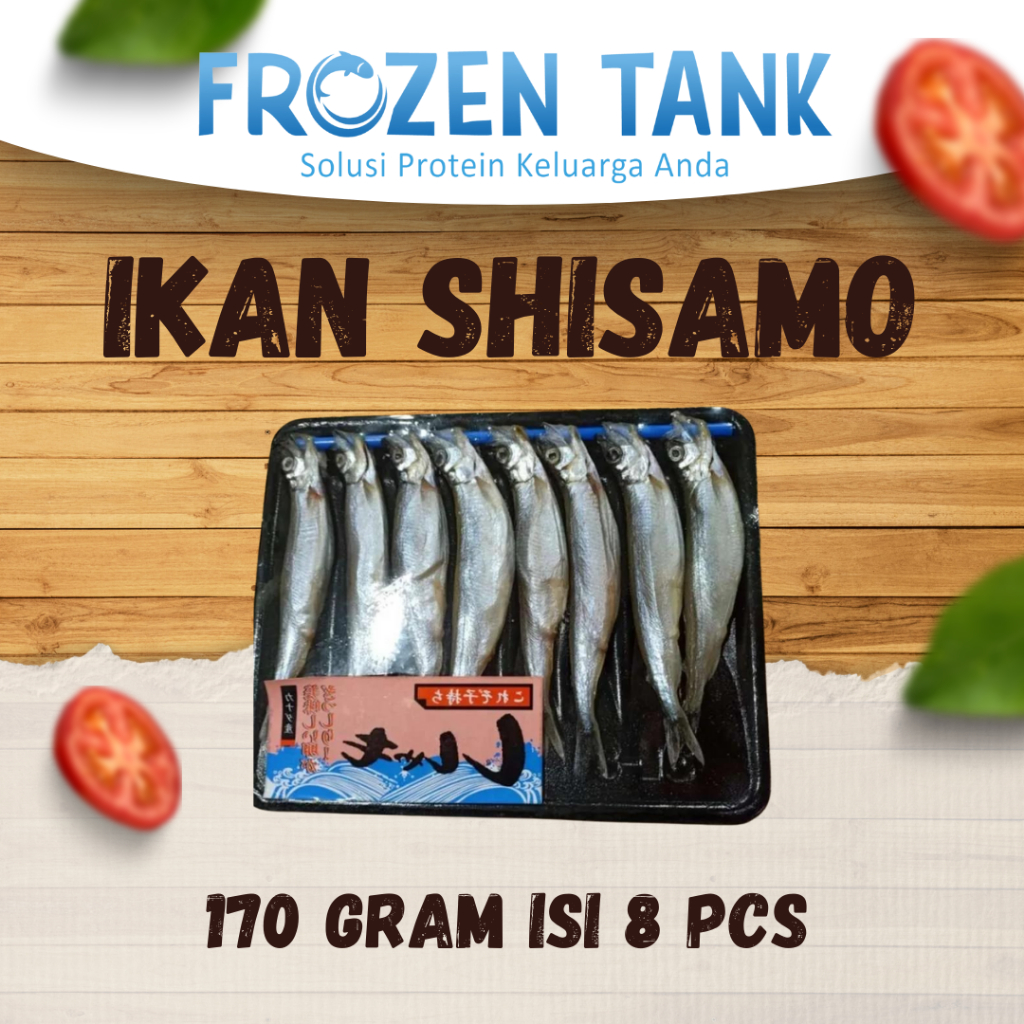 

Ikan Shisamo 170 gram Frozen Food Siap Masak Bersih Tanpa Pengawet