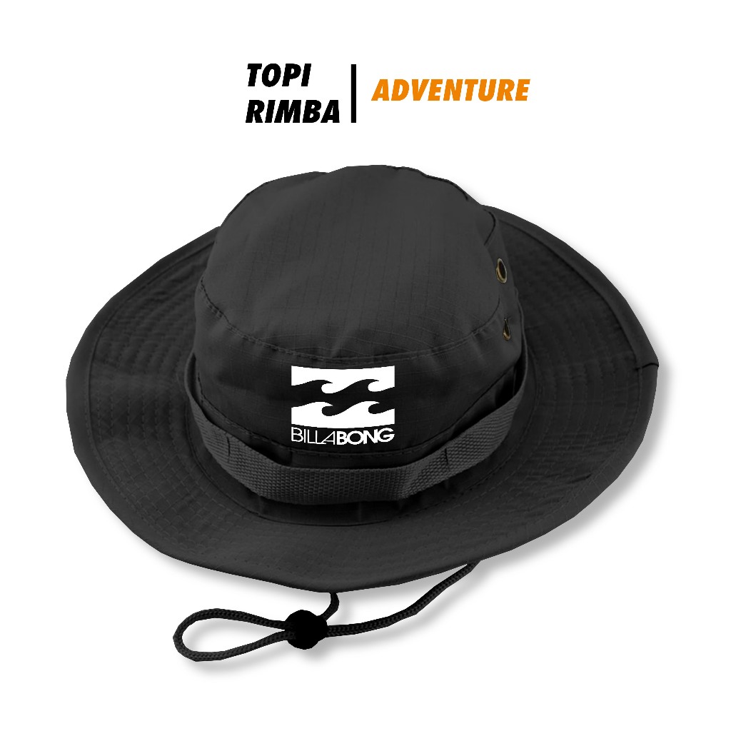 Topi Rimba Hat Billabong Premium - Topi Pendaki Gunung And Mountain climber adventure - topi trackin