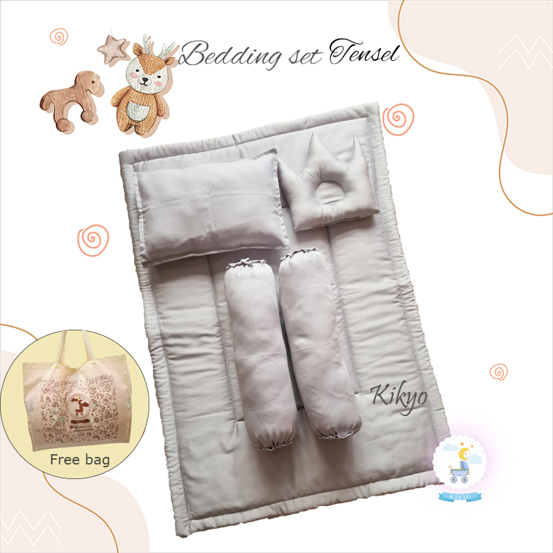 ghk Bedding Set Baby Tensel Polos Bedcover Set Bayi Tensel Bed Set Baby
