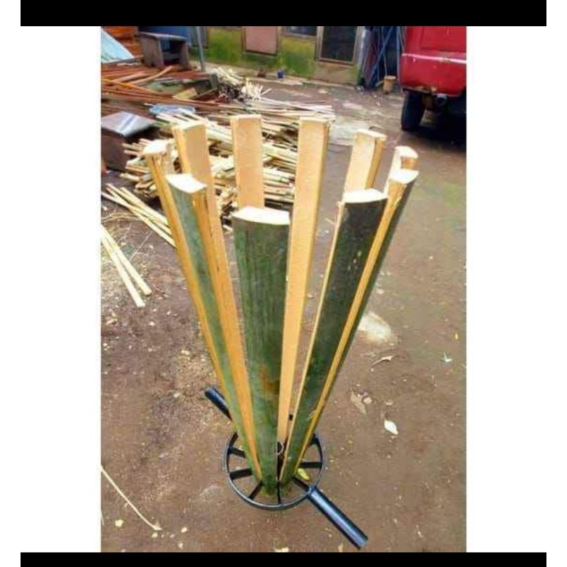 pembelah bambu manual alat praktis,pemecah bambu