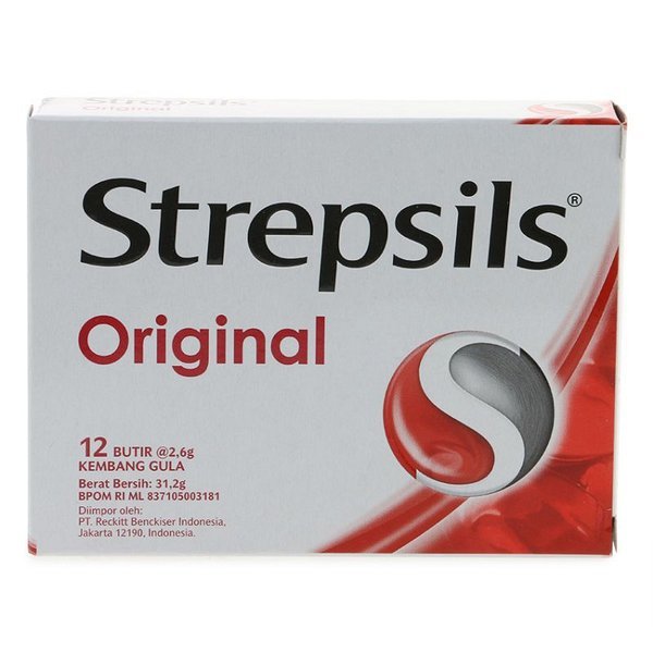 

Strepsils Original Box 12's Tablet / Permen Pelega Tenggorokan