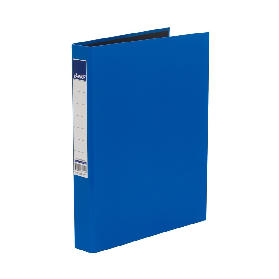 

Bantex Laminated Ring Binder 2 Ring 25mm Folio Cobalt Blue #1132 11