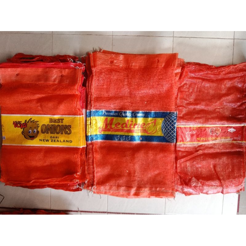 Karung bekas bawang bombay 20kg