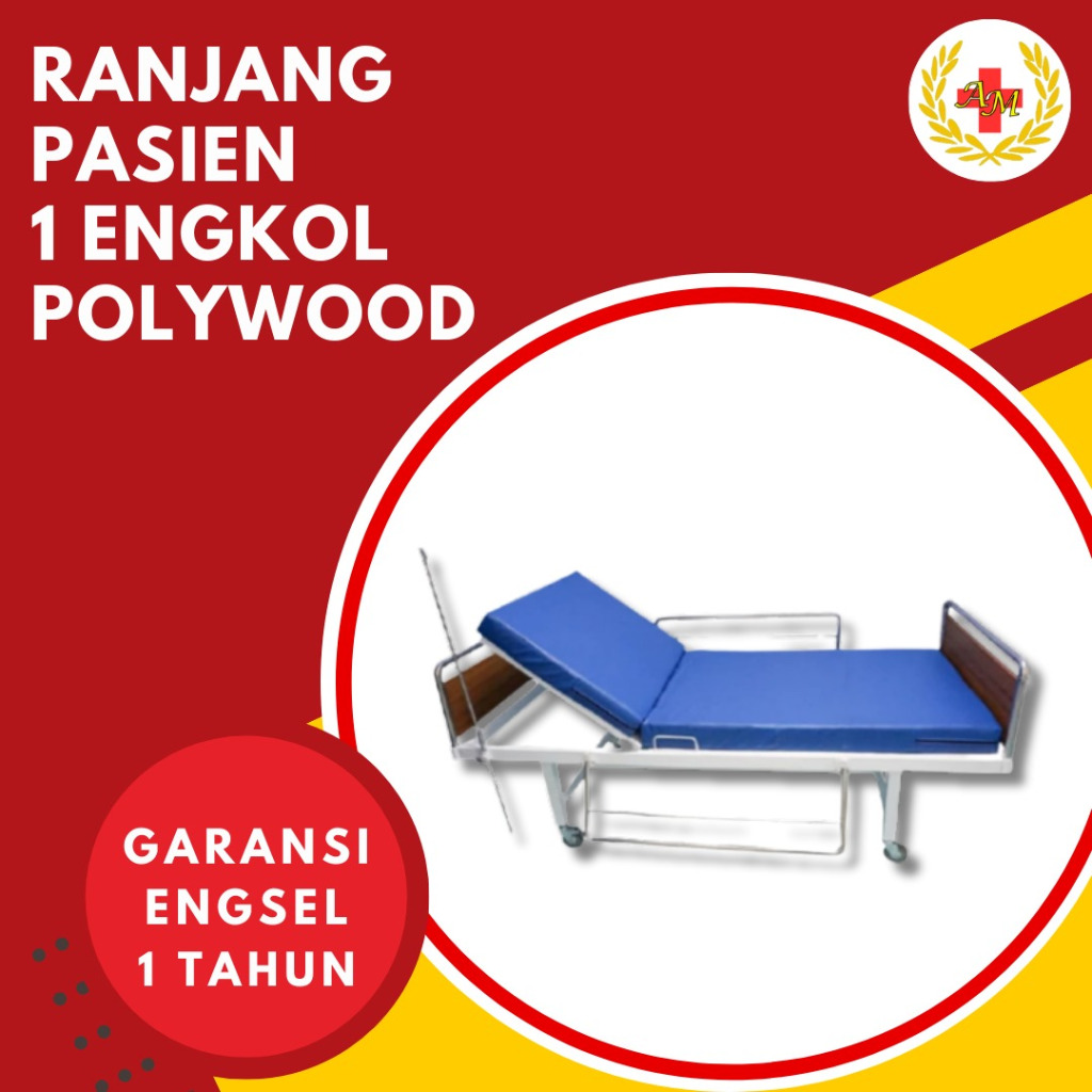 Ranjang Pasien 1 Engkol / Bed Pasien 1 Crank / Ranjang Rumah Sakit