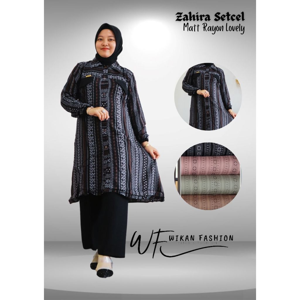 ZAHIRA SETCEL / BAJU MUSLIM WANITA / BAJU WANITA MUSLIM / BAJU MUSLIM WANITA BANDUNG / MATT CRINGCLE