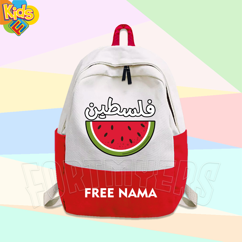 TAS RANSEL ANAK TAS SEKOLAH ANAK PALESTINA SEMANGKA PALESTINE WATERMELON