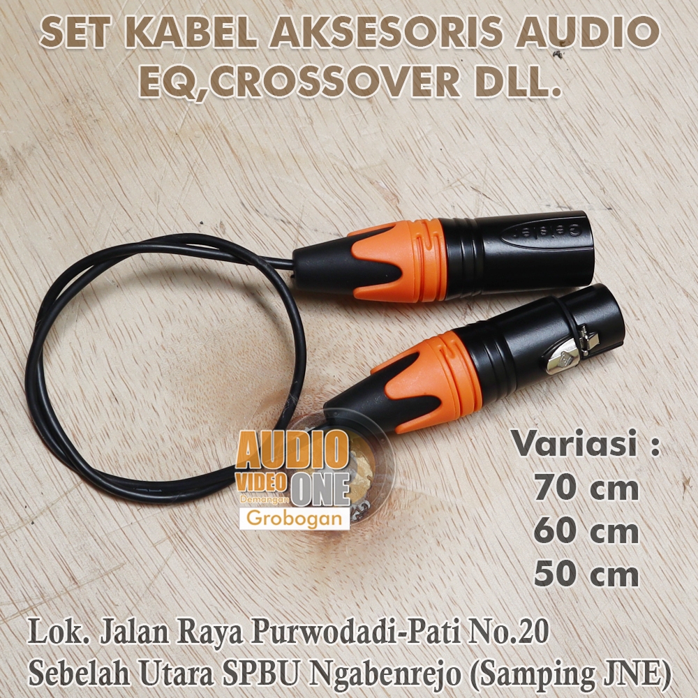 Paket Kabel Head Plus Jack Canon Xlr Geisler Cowok Cewek Isi 3 Stereo Snake Kabel Aksessoris Audio E