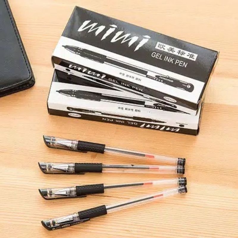 

Pulpen/bulpen/ballpoint/pena Gel Ink 0.5 isi 12pcs/1 lusin