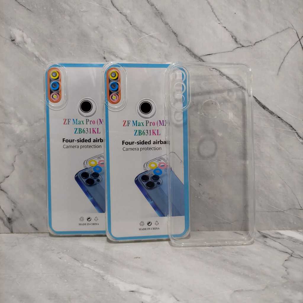 Clear Case Camera Protection Asus Zenfon Live L1 Max Pro M1 Max Pro M2 Case Transparan - White Cell