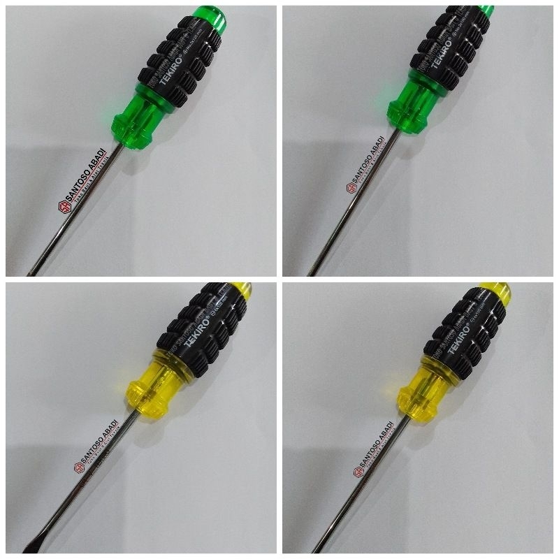 Obeng Gagang Karet (-), (+) TEKIRO