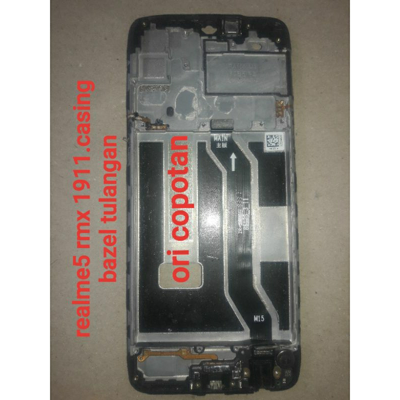 casing bazel/tulangan realme5 rmx1911 ori copotan