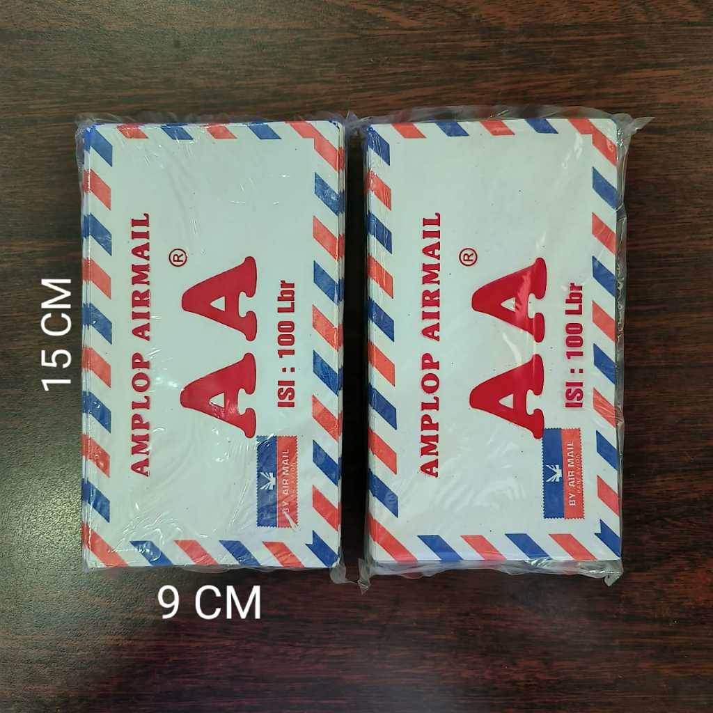 

Amplop Airmail Pendek / Amplop Garis garis