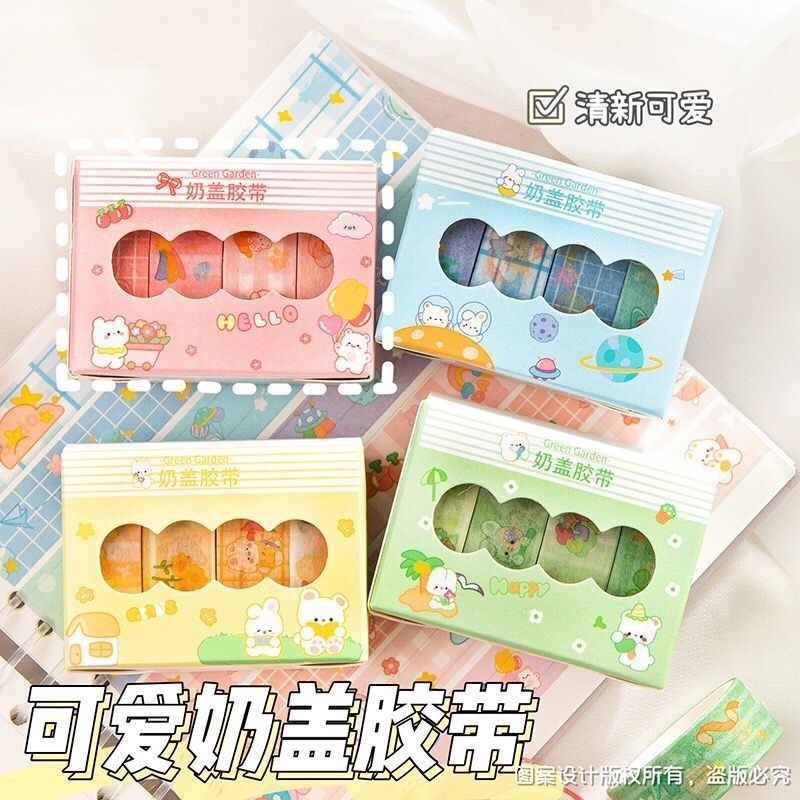 

Washitape set isi 4 roll