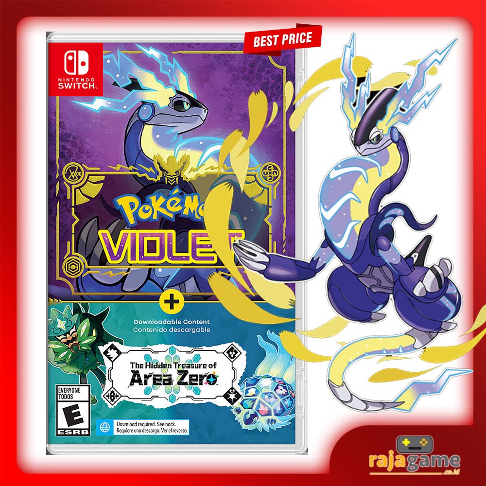 Nintendo Switch Pokemon Violet + The Hidden Treasure of Area Zero DLC
