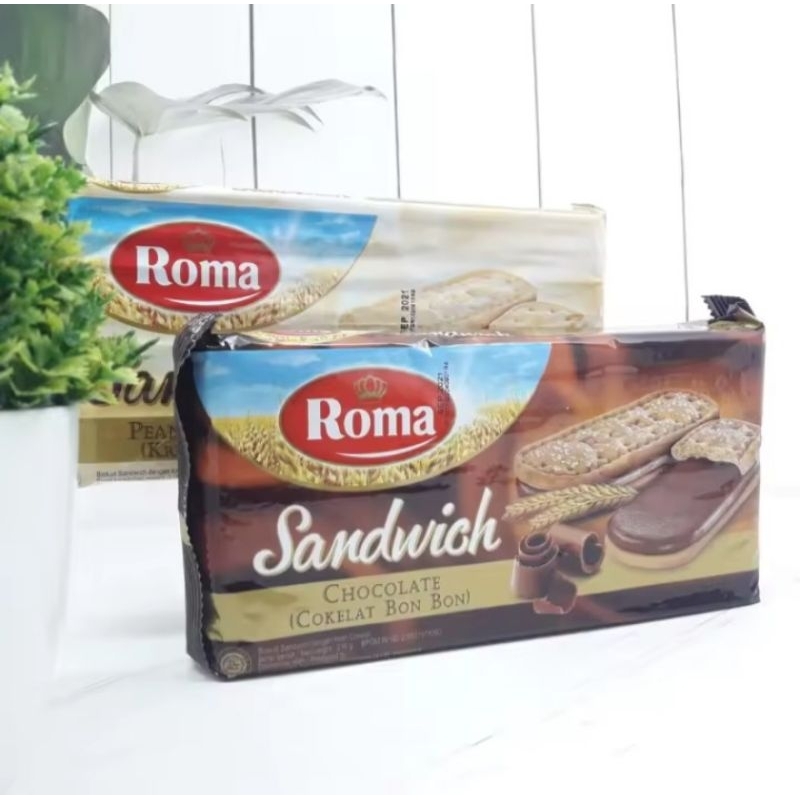 

Roma Sandwich 216 gr Coklat dan Kacang