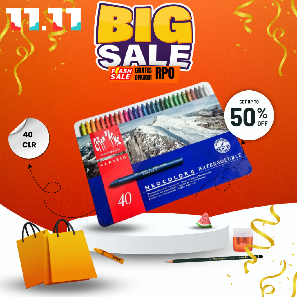 

Crayon Carandache Neo color 2 (40 warna)