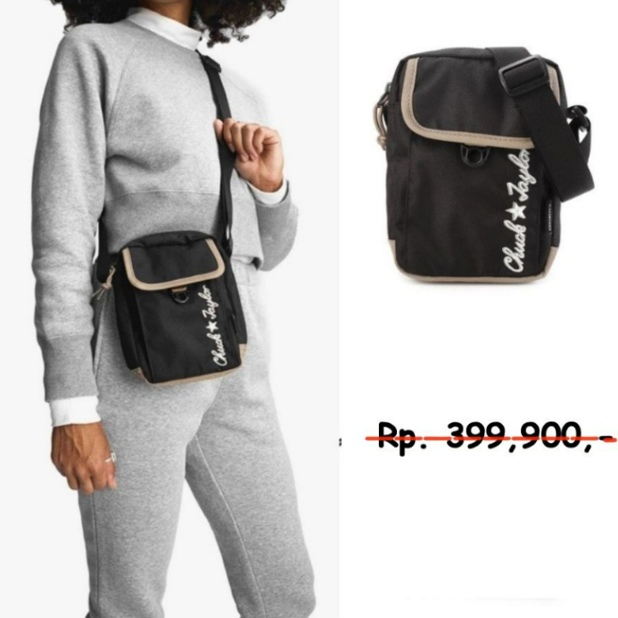 Original Converse Sling Cest Waist Bag Tas Sempang Pria Wanita