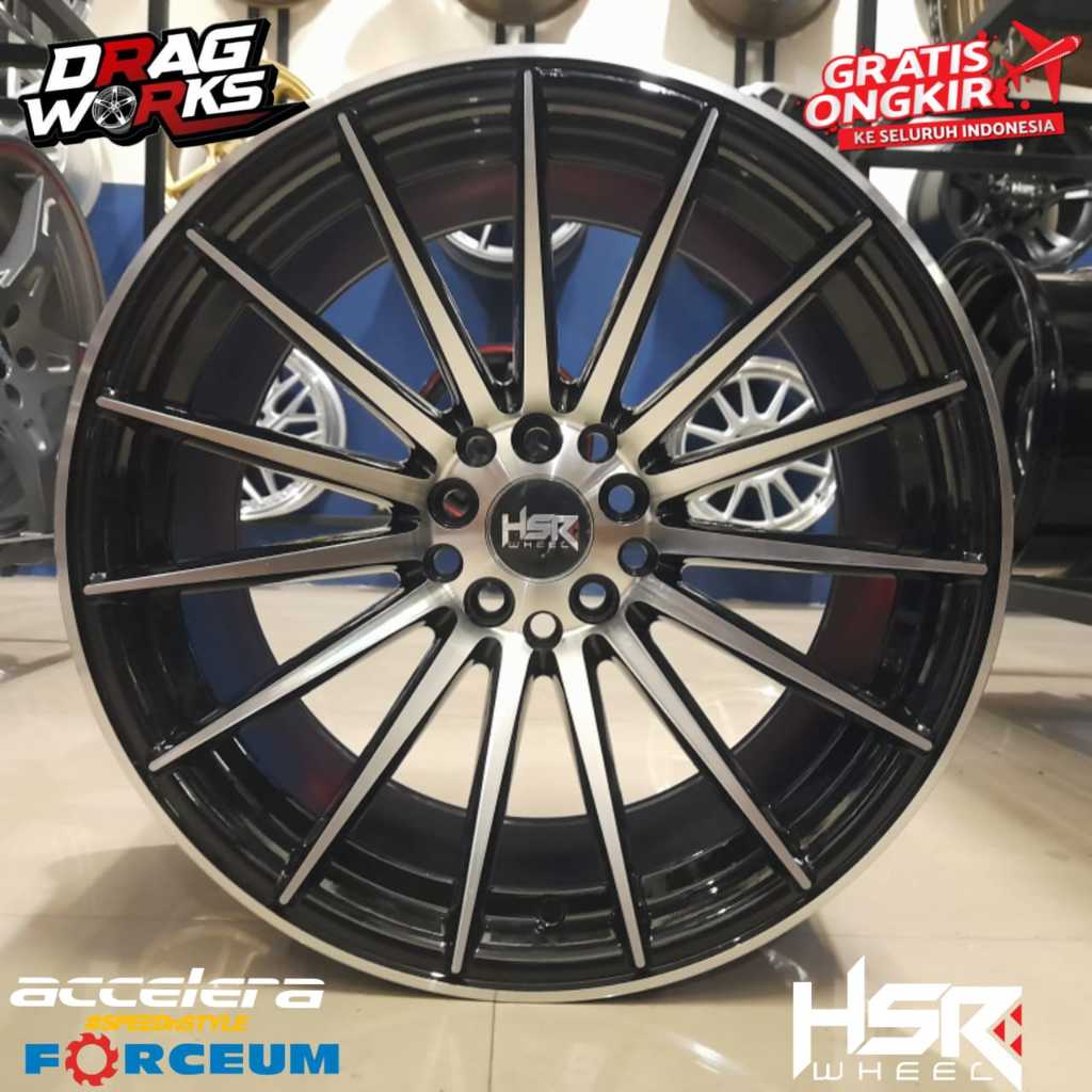 VELG MOBIL TAPAK LEBAR R17 TYPE HSR TSUKUBA COCOK BUAT INOVA YARIS CROS XPANDER ERTIGA CAMRY CIVIC