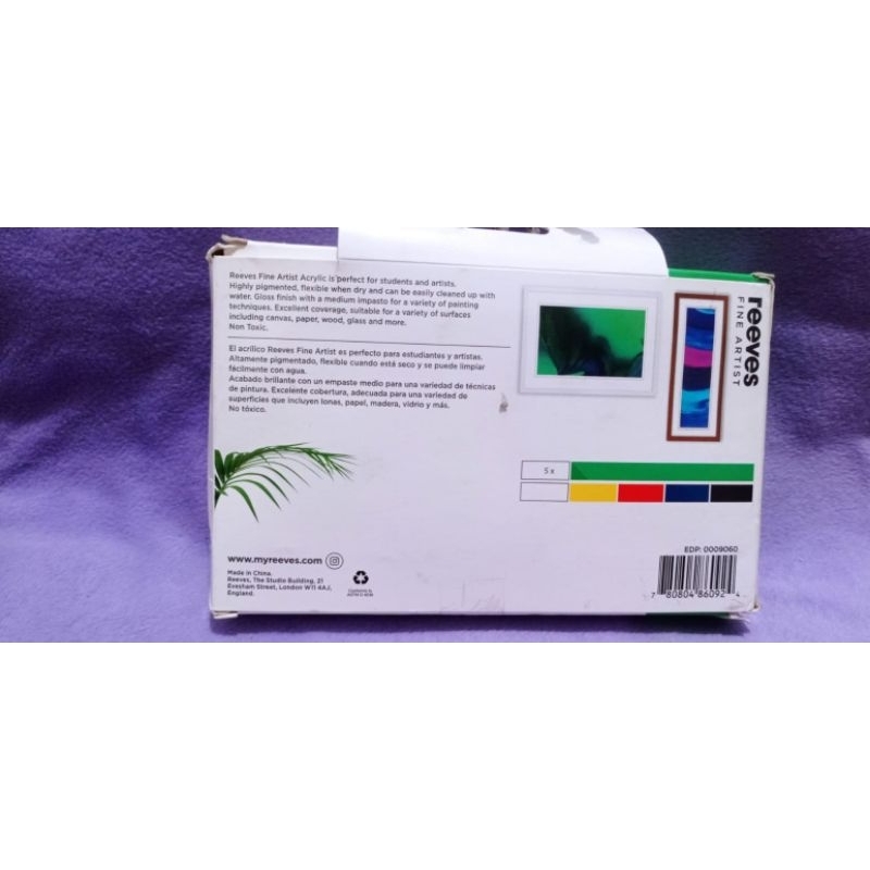 

Cat Akrilik Set Reeves Fine Artist 5x75ml / Reeves Akrilik Set