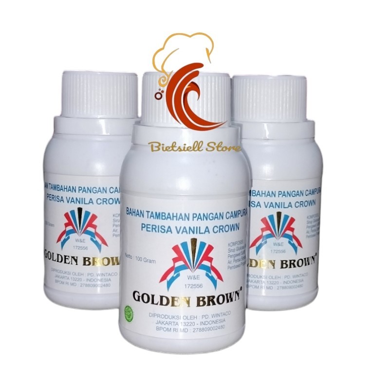 

Golden Brown Perisa Vanila Crown 100 Gr