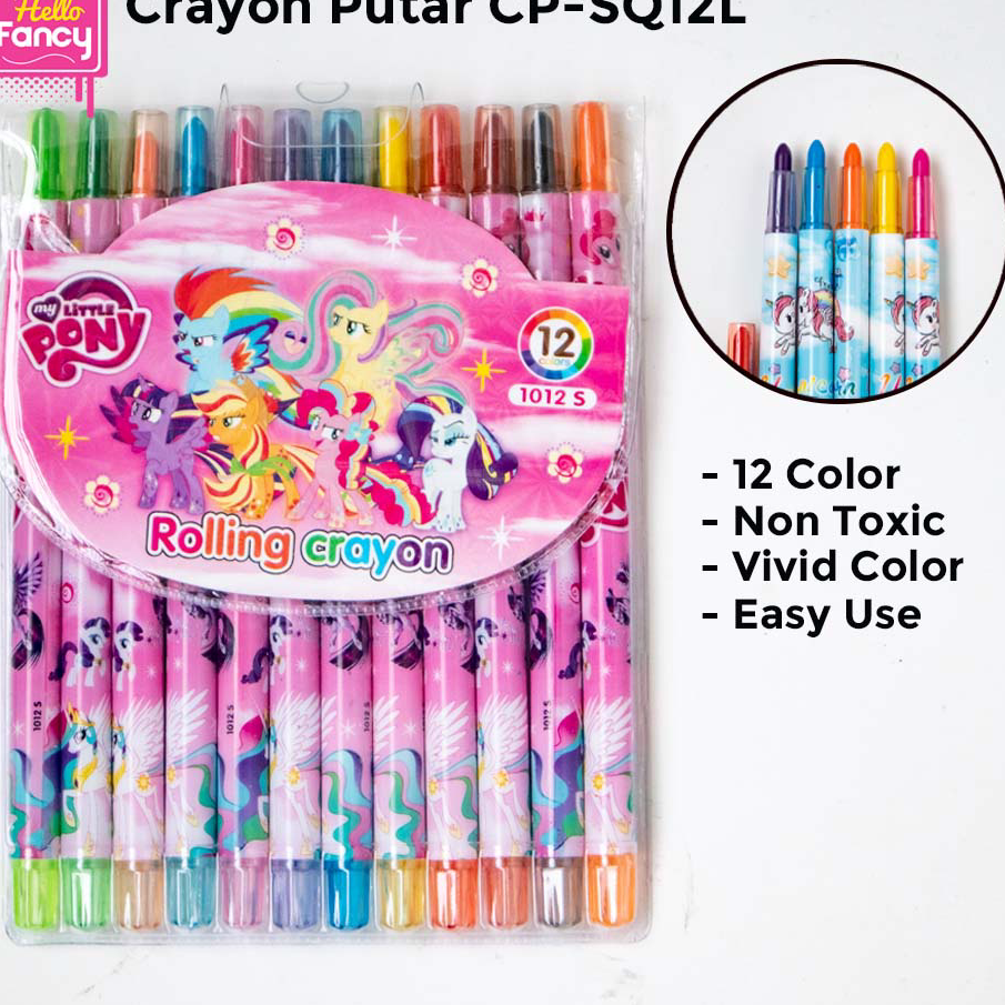 

Big Sale KRAYON / CRAYON PUTAR PANJANG / CRAYON KARAKTER ANAK CP-SQ12L ➔➝✺❇