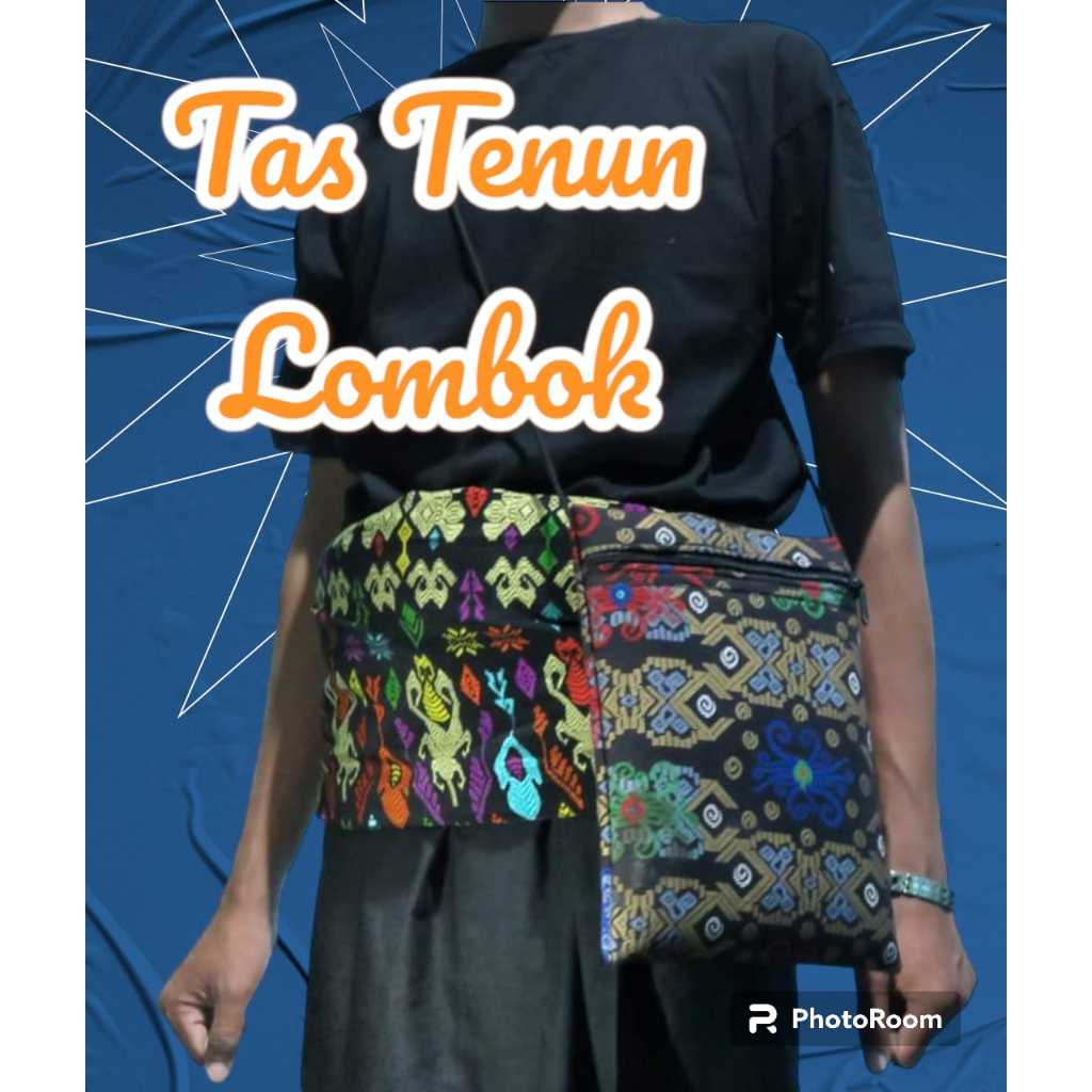 Tas Selempang Asli Tenun Songket Lombok