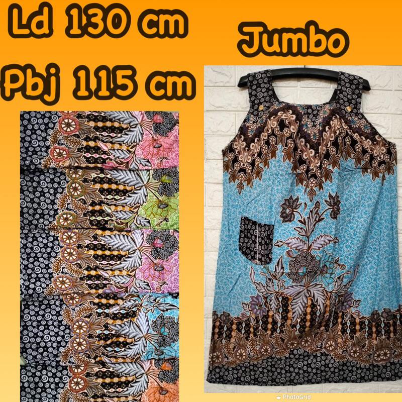 Daster kutung Jumbo batik Solo adem dan nyaman