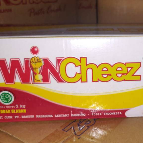 

QFHK4042 【MEGA SALE】 Wincheez Cheddar olahan 2kg/Keju Cheddar wincheez 2kg
