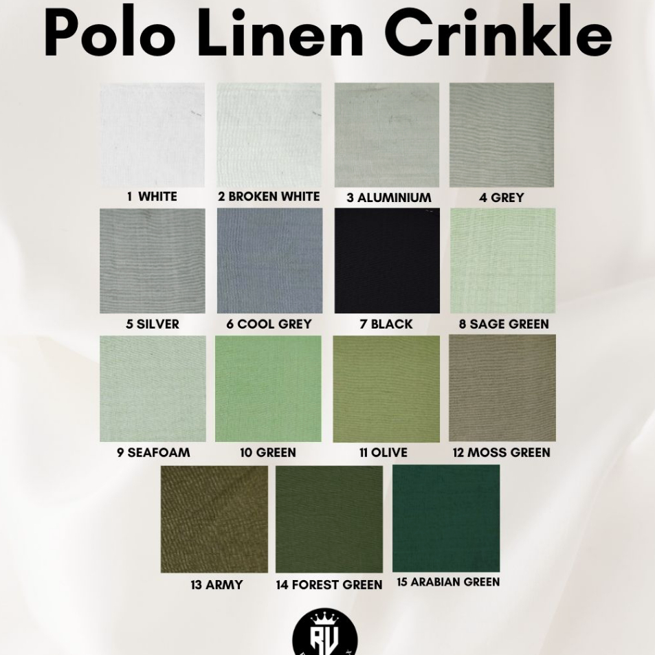Limited ProductCc1C6 Kain Polo Linen IMPORT PREMIUM Grade A (warna 1-15) REVINTEX BANDUNG kualitas t