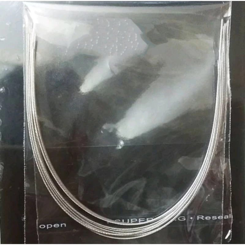 Kawat Behel Warna Silver 1 Pak/Kawat Gigi