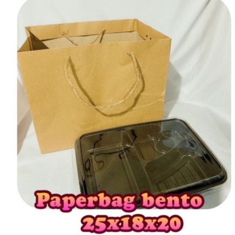 

Paperbag Bento uk 27x20x15/Paperbag Mika Bento