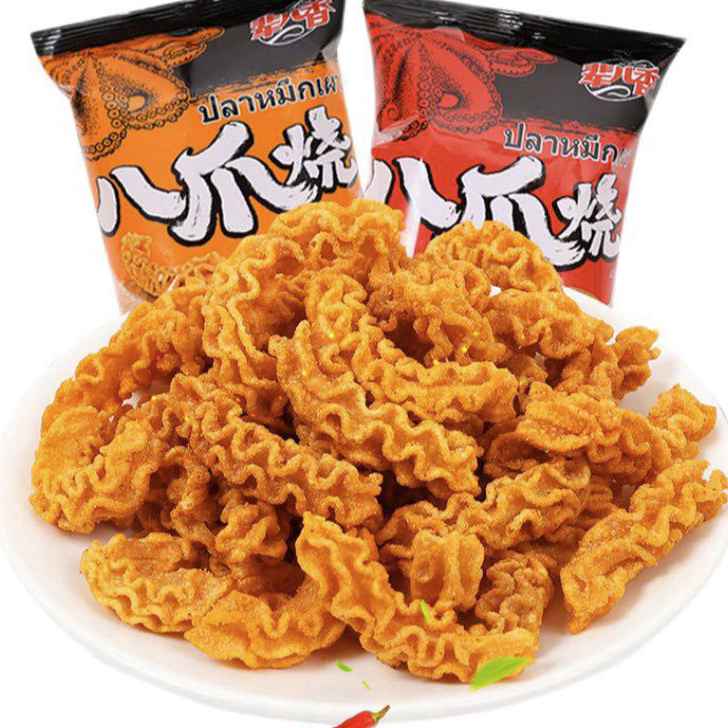 

Grosir (HALAL) 辈儿香八爪烧 Keripik Gurita Octopus Roasted Snack 46gr
