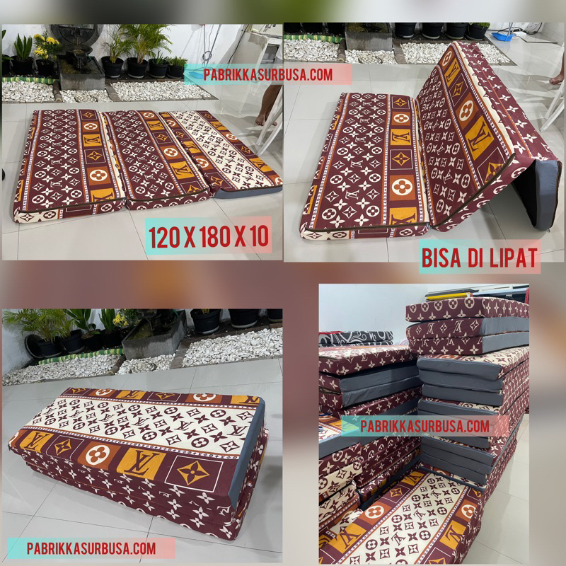 Kasur Busa tebal 10cm SIRO MATTRESS Kasur lipat dacron 120x180cm tebal 10cm kasur lipat dakron kasur