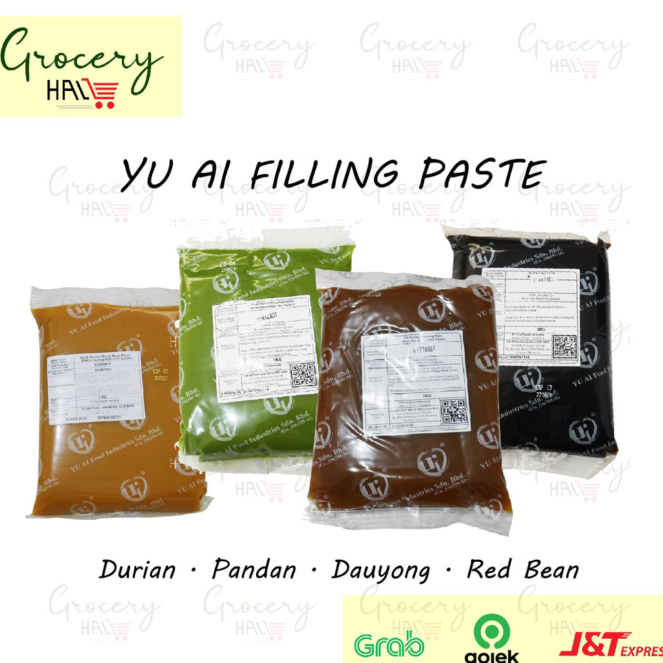 

Readystock YU-AI FILLING PASTE / PASTA ISIAN ROTI 1 KG ( ISIAN KUE BULAN YUAI ) Bestseller