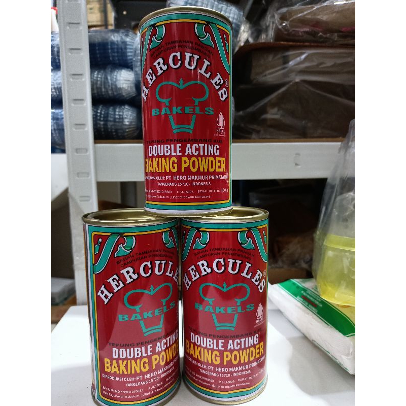 

Baking Powder HERCULES double acting 450gr (BESAR)