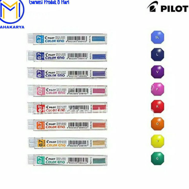 

Harga Termurah Isi Pensil Mekanik Color Eno Pilot Warna Warni [ 1 Tube ]