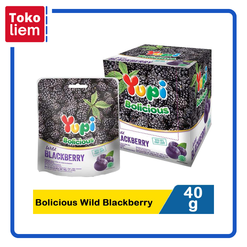 

Yupi Bolicious Blackberry 40G