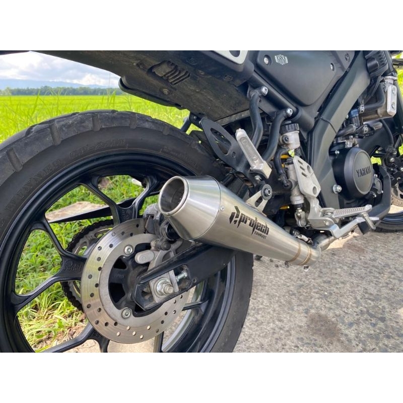 Knalpot Yamaha XSR 155 XSR155 bukan sniper r9 fullsystem full sistem bass