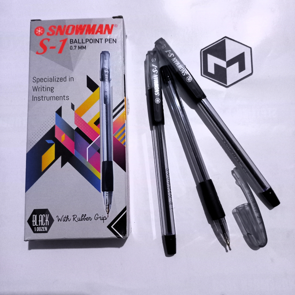 

(COD) PULPEN SNOWMAN S-1 HITAM