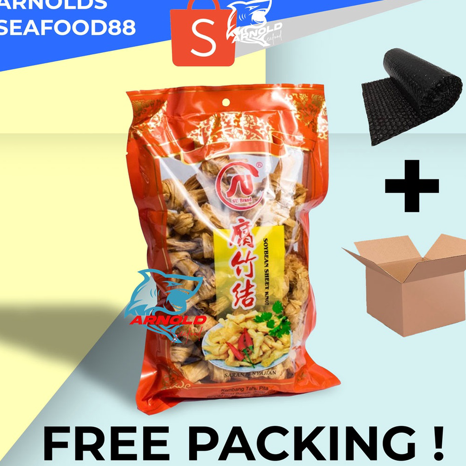 

KMRT2702 Dijamin Ori Soybean Sheet Knot 300 gr - SU Brand / Kembang Tahu Pita