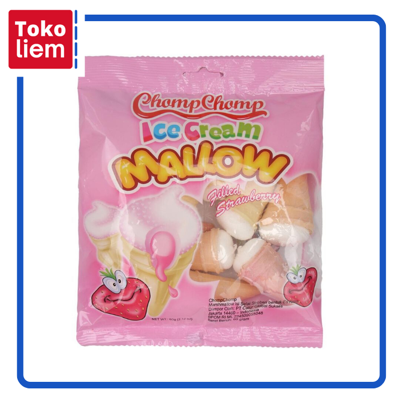 

Chomp Chomp Mallow Ice Cream Strawberry 60G