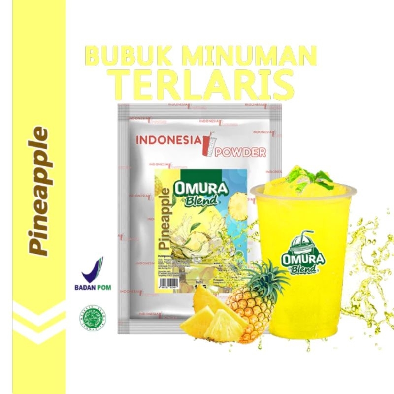 

Pineapple 500 gr / Nanas / Iondonesia Powder / Bubuk Minuman Omura Blend