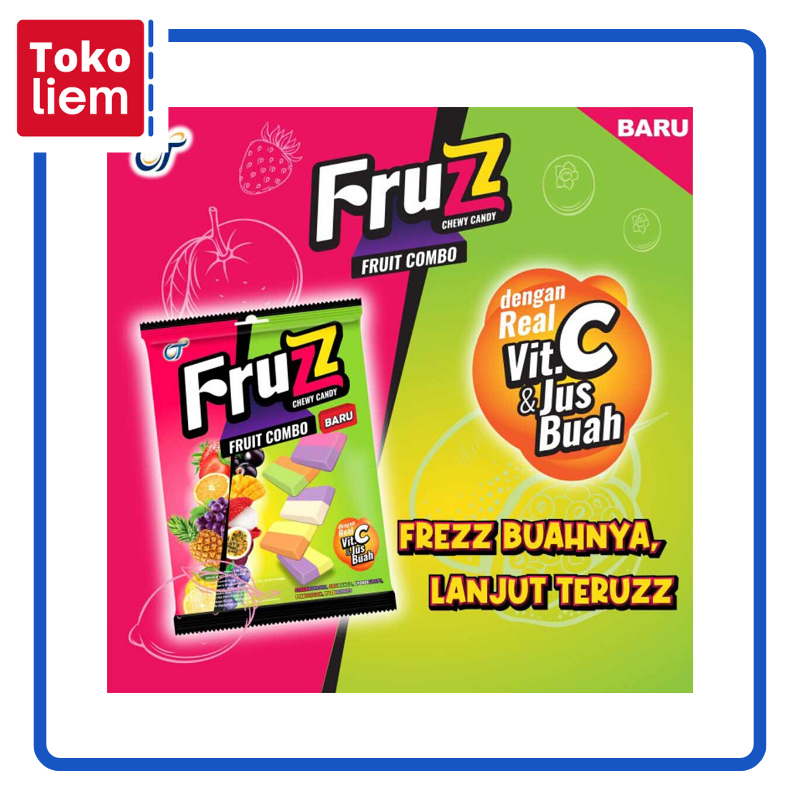 

Fruzz Chewy Candy Fruit Combo 100G