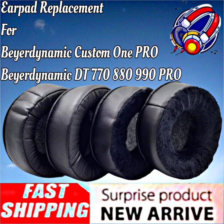 Sepasang Earcup Earpad Cushion Beyerdynamic DT770 DT880 DT990 DT 770 880 990 Custom One PRO 770PRO 8