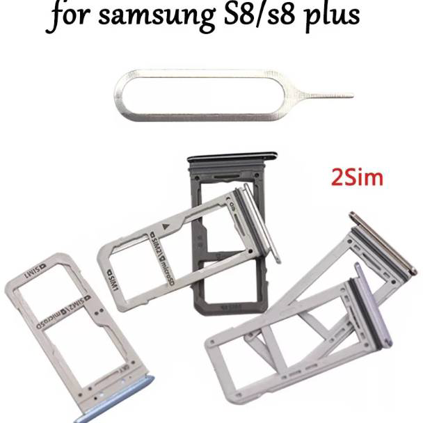 ✦MURAH LEBAY✦ Sim tray dudukan sim Samsung Galaxy S8 G950 dual sim, S8 plus G955 dual Sim