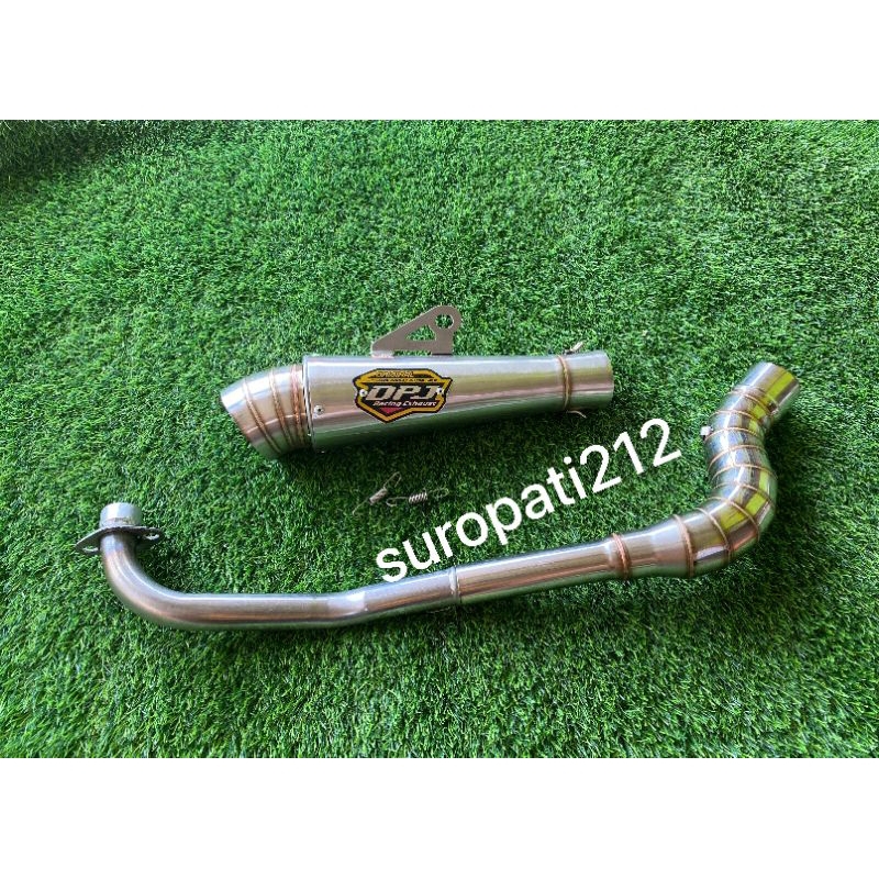 knalpot Racing Dpj Jiksaw Leher Cobra Bebek